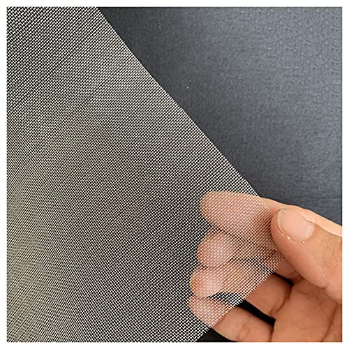 Malla de acero inoxidable 30 con filtro de metal para ventana, a prueba de plagas, para control de roedores, con agujeros de 0,7 mm, color plateado, 1 x 8 m