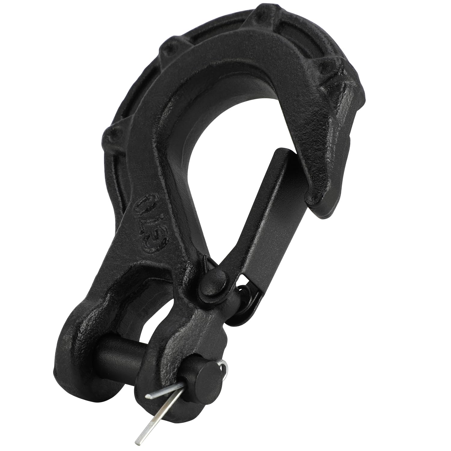 Gancho Enganche para Remolque 3/8" con grillete de Anilla en D Gancho para cabrestante de Alta Resistencia, diseñado para recuperación y Remolque de Coches Camiones quads SUV y vehículos Todoterreno.