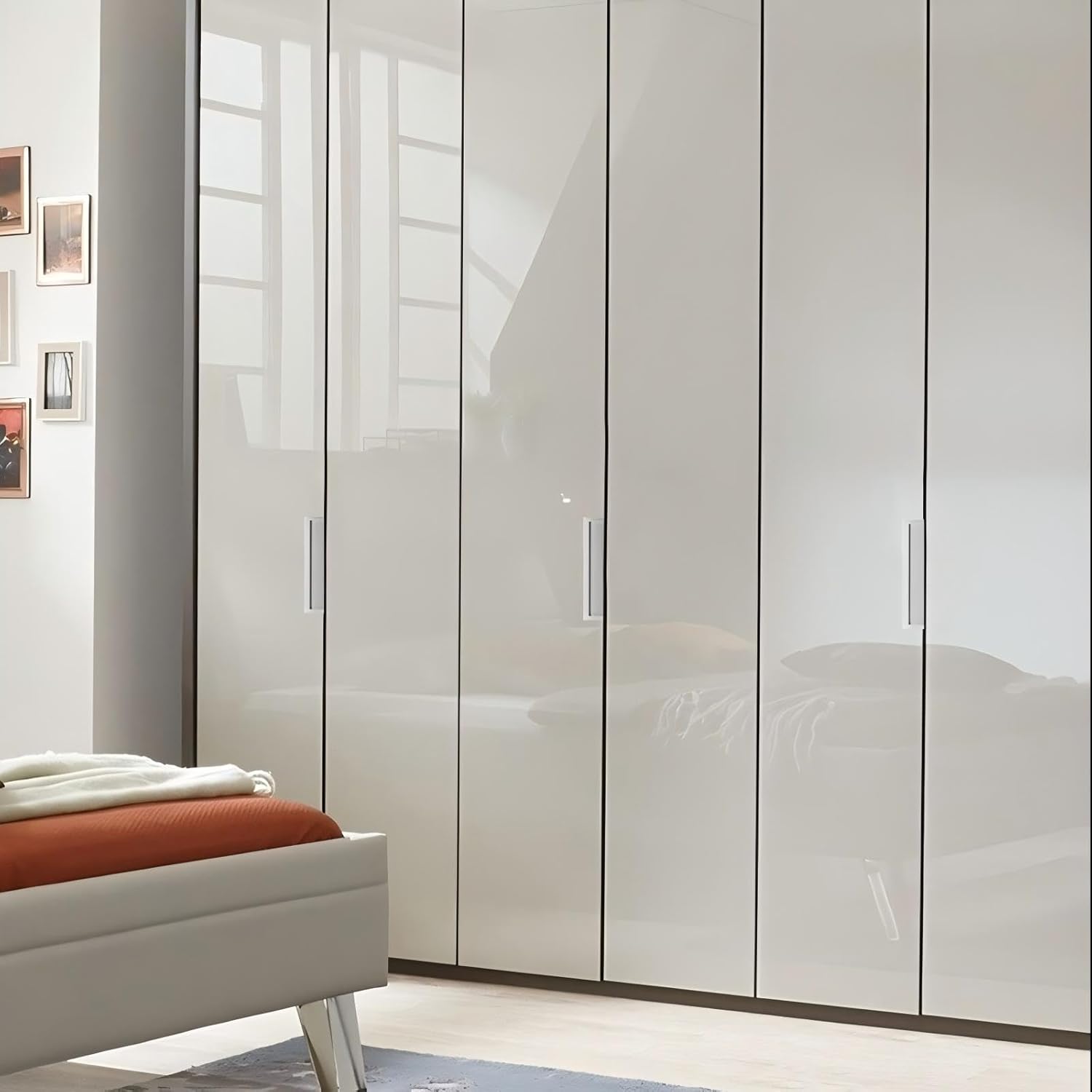 Recessed Handles, Inset Hidden Pull, Flush Handles Zinc Alloy, for Cabinet, Sliding Door, Drawer (2, Silver, 11.8in)