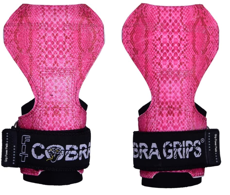 Image of Cobra Grips Weight Lifting Gloves with Adjustable Neoprene Padded Wrist Wraps - Heavy Duty Alternative to Power Lifting Hooks for Deadlifts