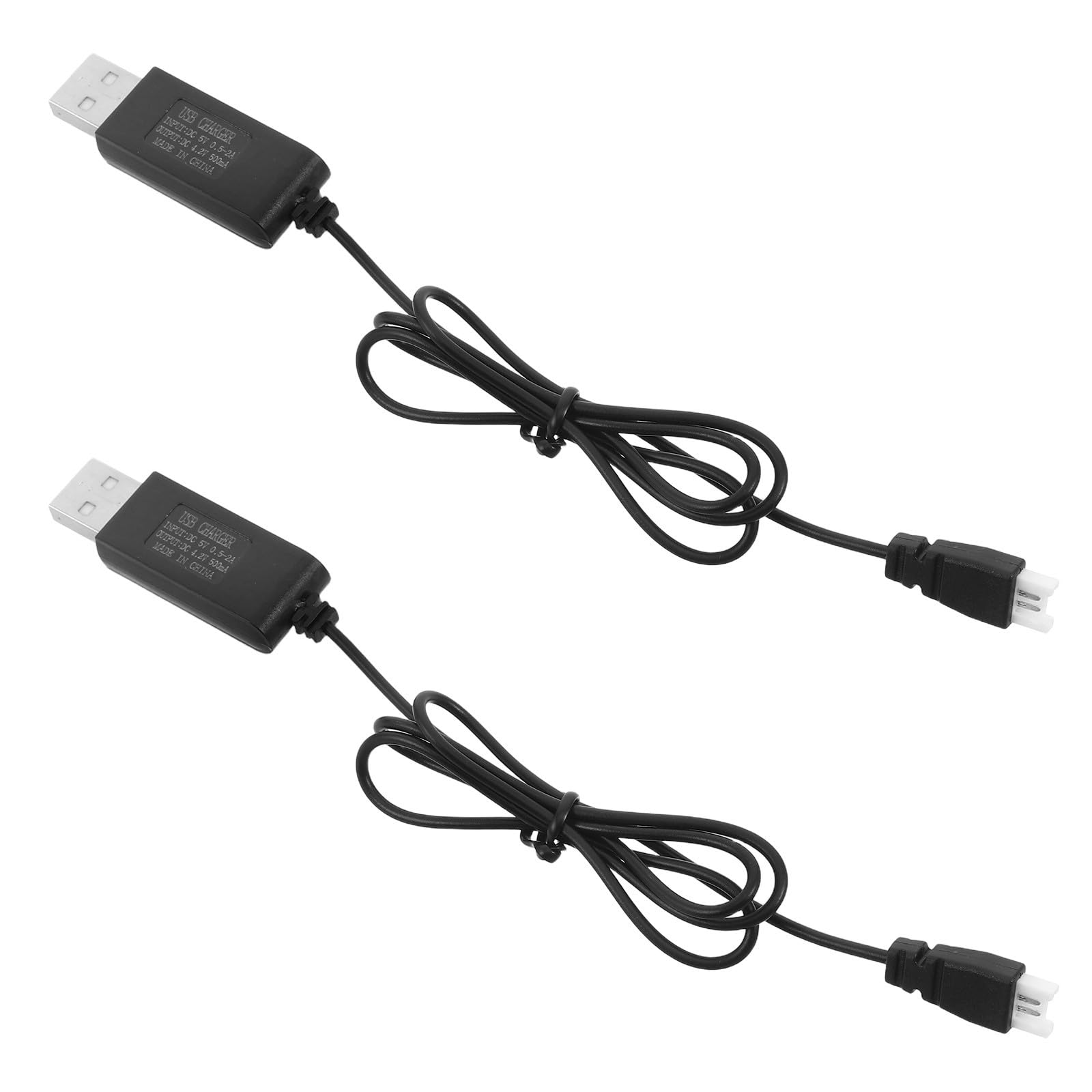 2pcs Pin USB Power Cord for 3.7v Lipo Battery Rc Aircraft
