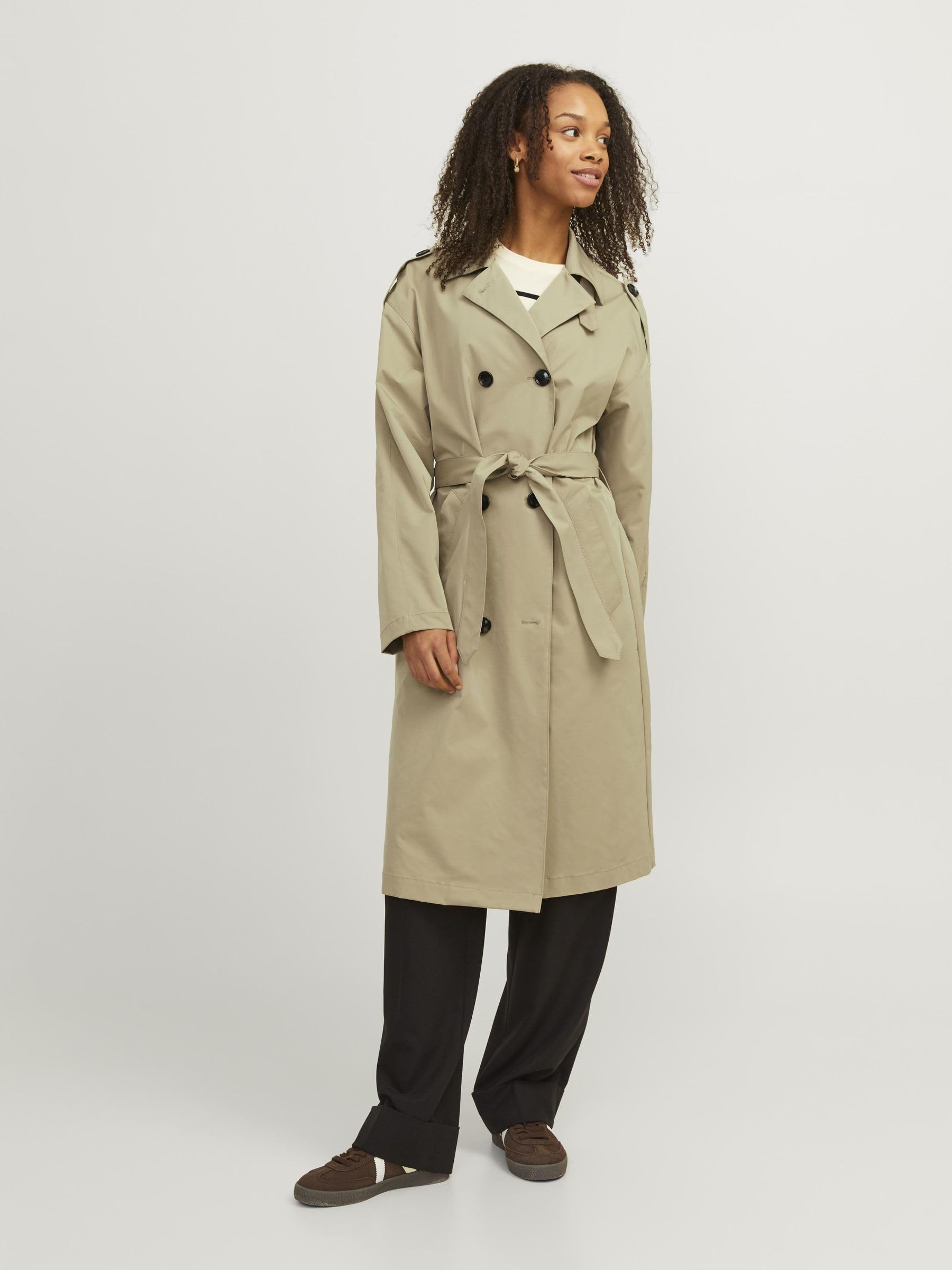 JACK & JONES Women's Jxsophi Otw Noos Trench Coat Trenchcoat (pack of 1)