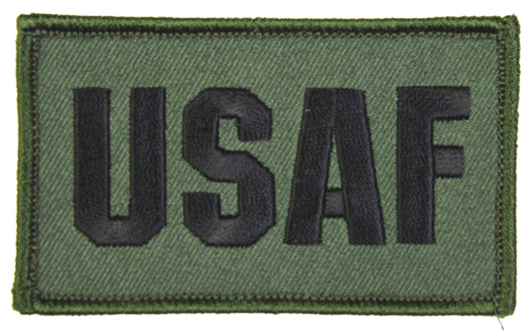 U.S. Air Force USAF 2" x 3" Hook & Loop 2 Piece OD Green Patch
