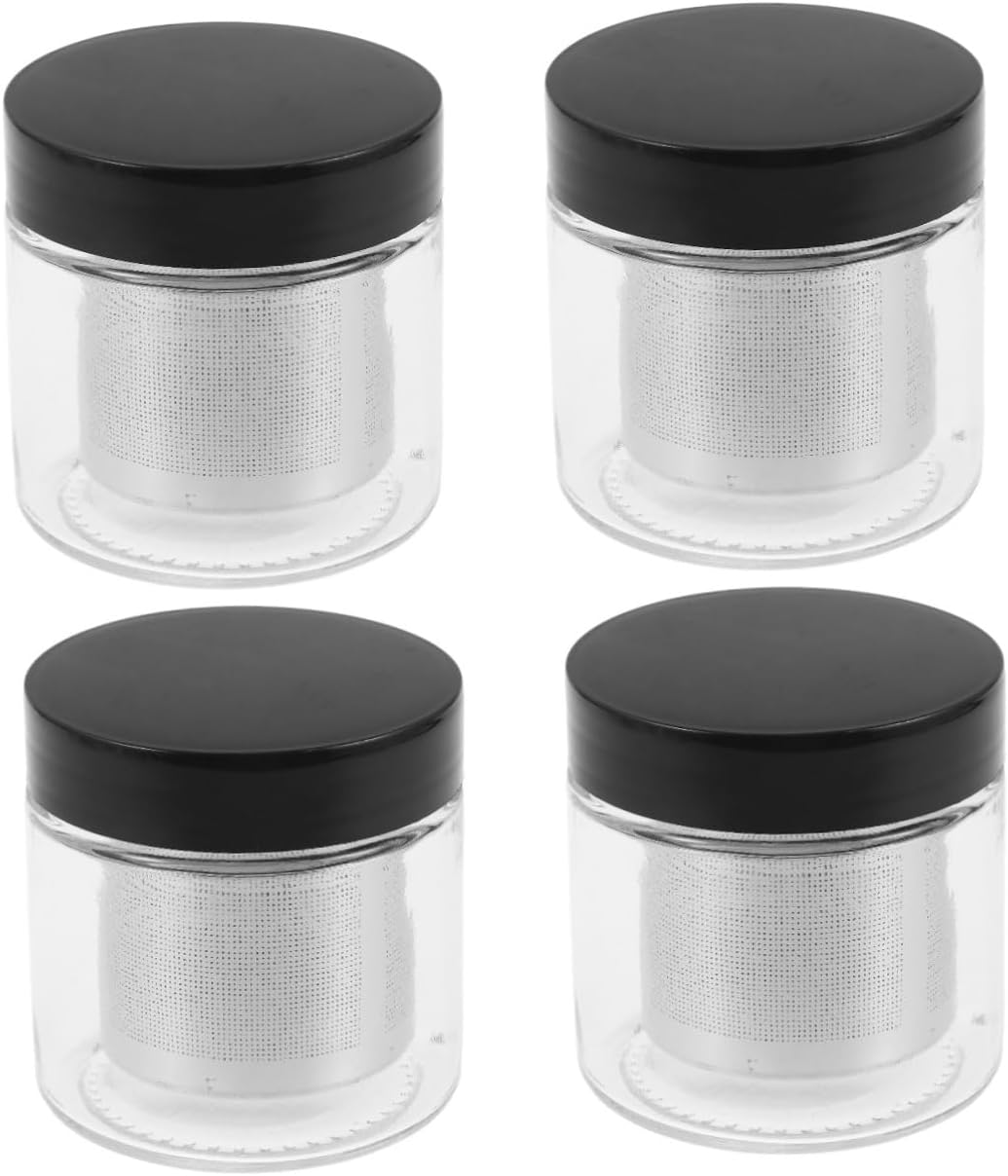 IWOWHERO 4pcs Jewelry Cleaning Cup Manual Cleaner for Earrings Necklaces Bracelets Watches Restore Shine and Luster Easy to Use Bottle for Jewelry Maintenance