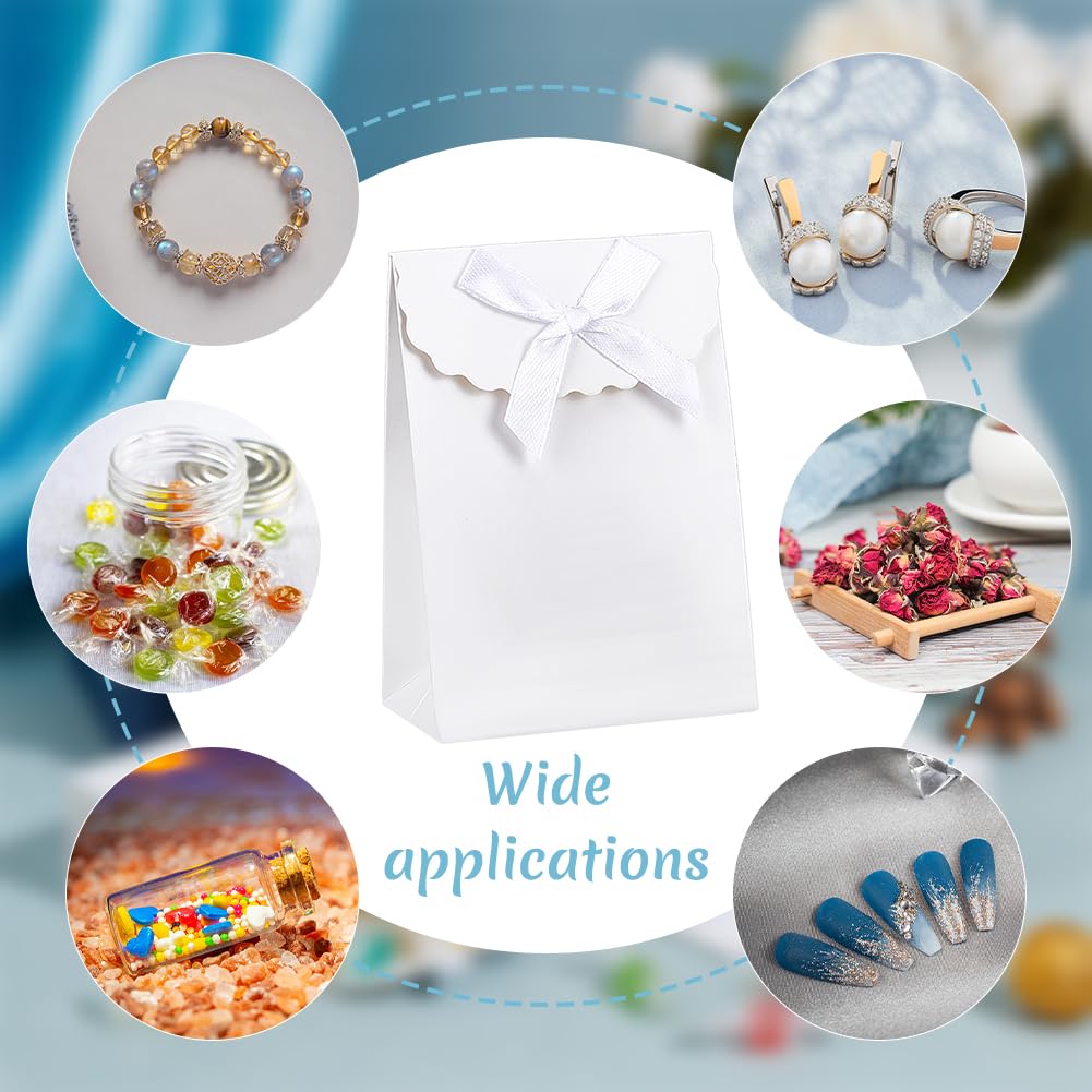 NBEADS 24 Pcs Cadeau Avec Nœud Papillon, 16.5x12x6 Cm Sacs Cadeaux De