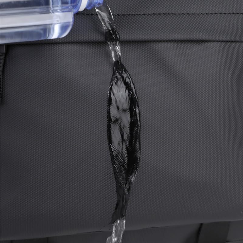 Black School Backpack Women Men, Waterproof Lightweight Small Backpack 15.6 Inch Laptop Backpack for Boys Girls Teens Travel Gym Work College Daypack carry on flight approved School Bag Bookbag - Image 6