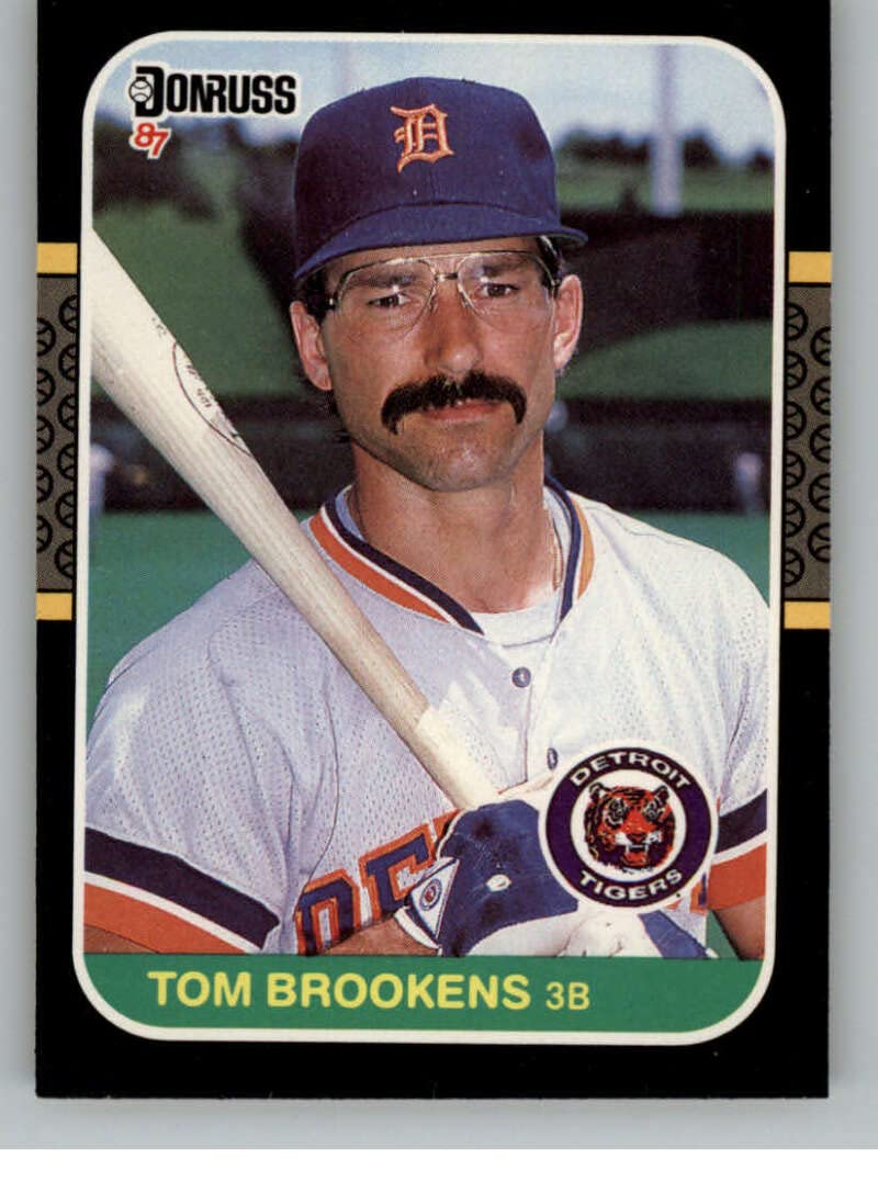 Amazon.com: 1987 Donruss #296 Tom Brookens Detroit Tigers MLB