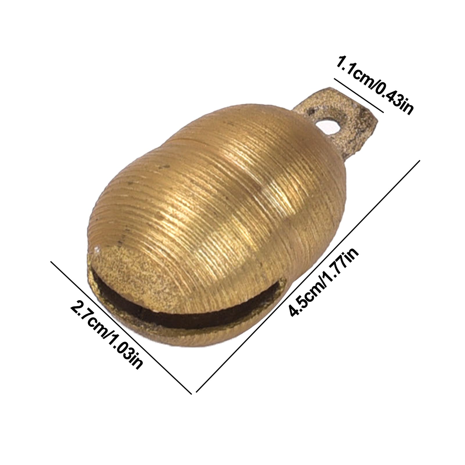 Amazon.co.jp: 小さなカウベル、銅製の羊の放牧ベル、耐久性のある犬の