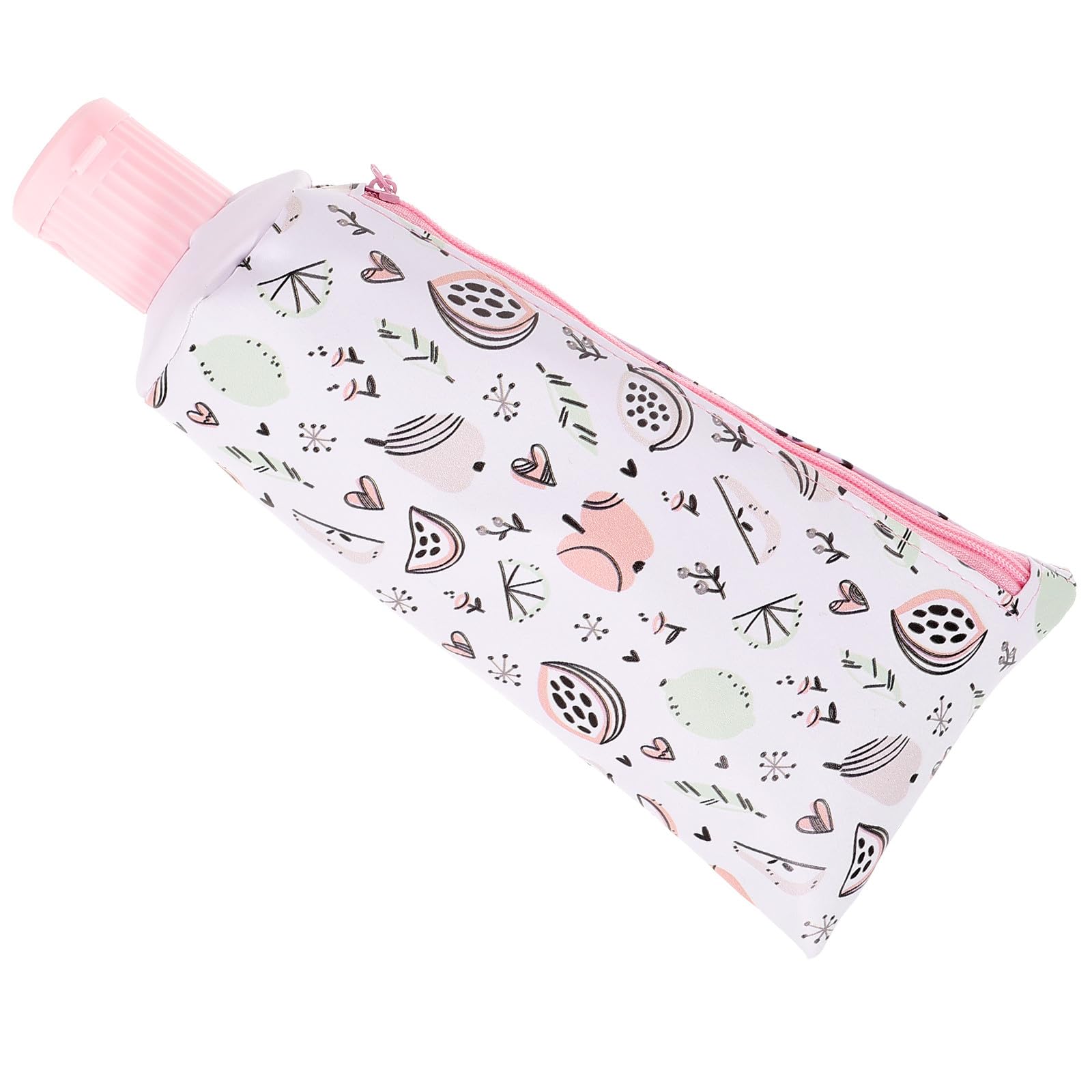 SHINEOFI Trousse à Crayons Portable en Cuir Grosse Capacité Fermeture Éclair Résistante pour Étudiants et Bureau, Paquet de Rangement Multifonction Pratique pour Fournitures Scolaires et