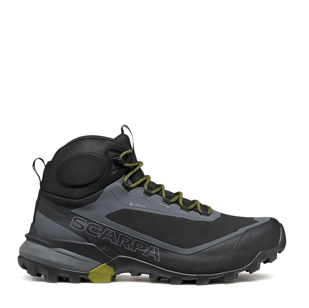 SCARPA Ribelle Cross 2 Mid GTX, Scarponcino da Trekking Uomo (Nero Oliva, Sistema Taglie Calzature EU, Adulto, Numero, Media, 44)