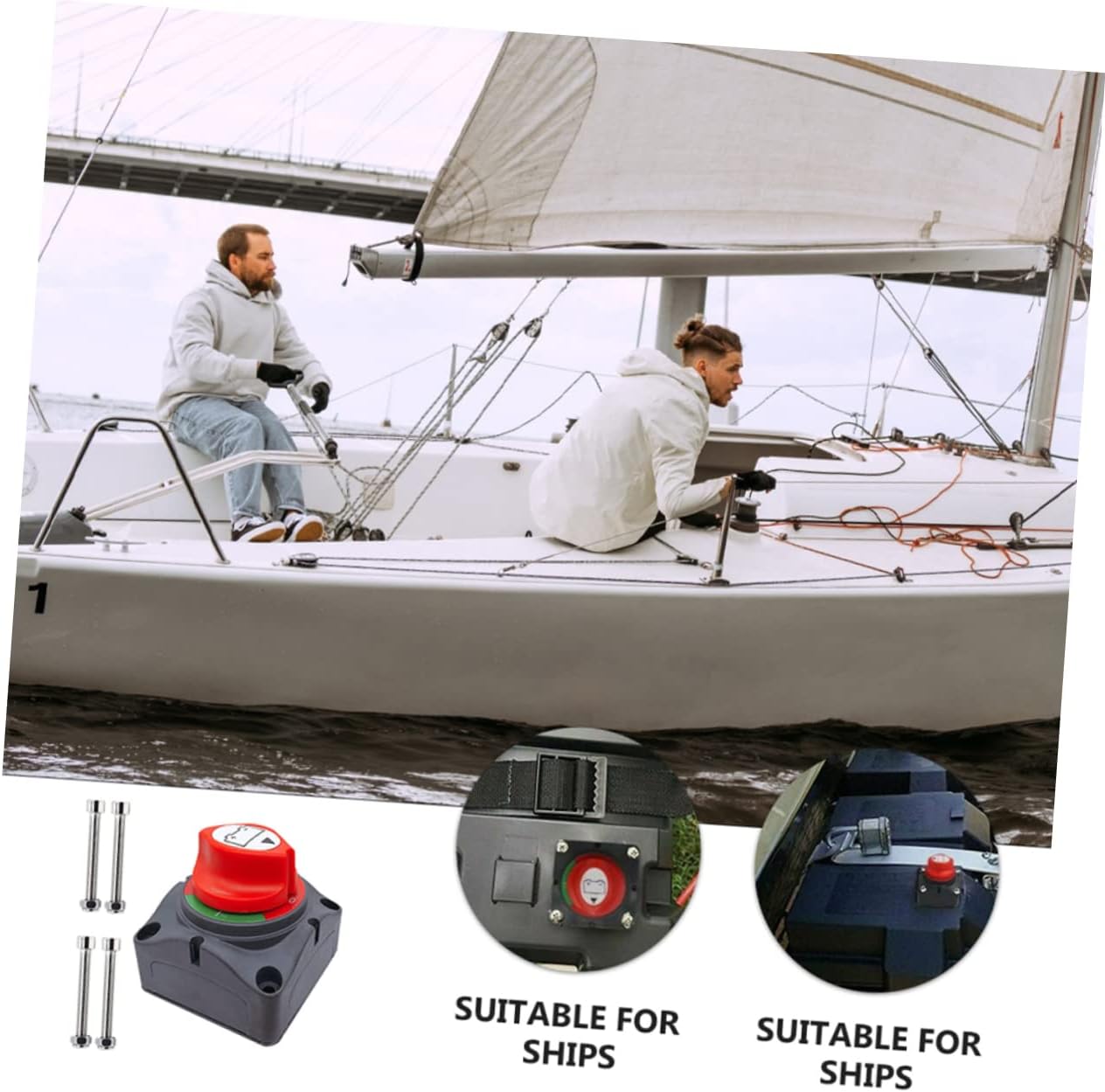 Easy Operation 600a Battery Disconnect Switch Universal Rv Boat Car Truck Isolator