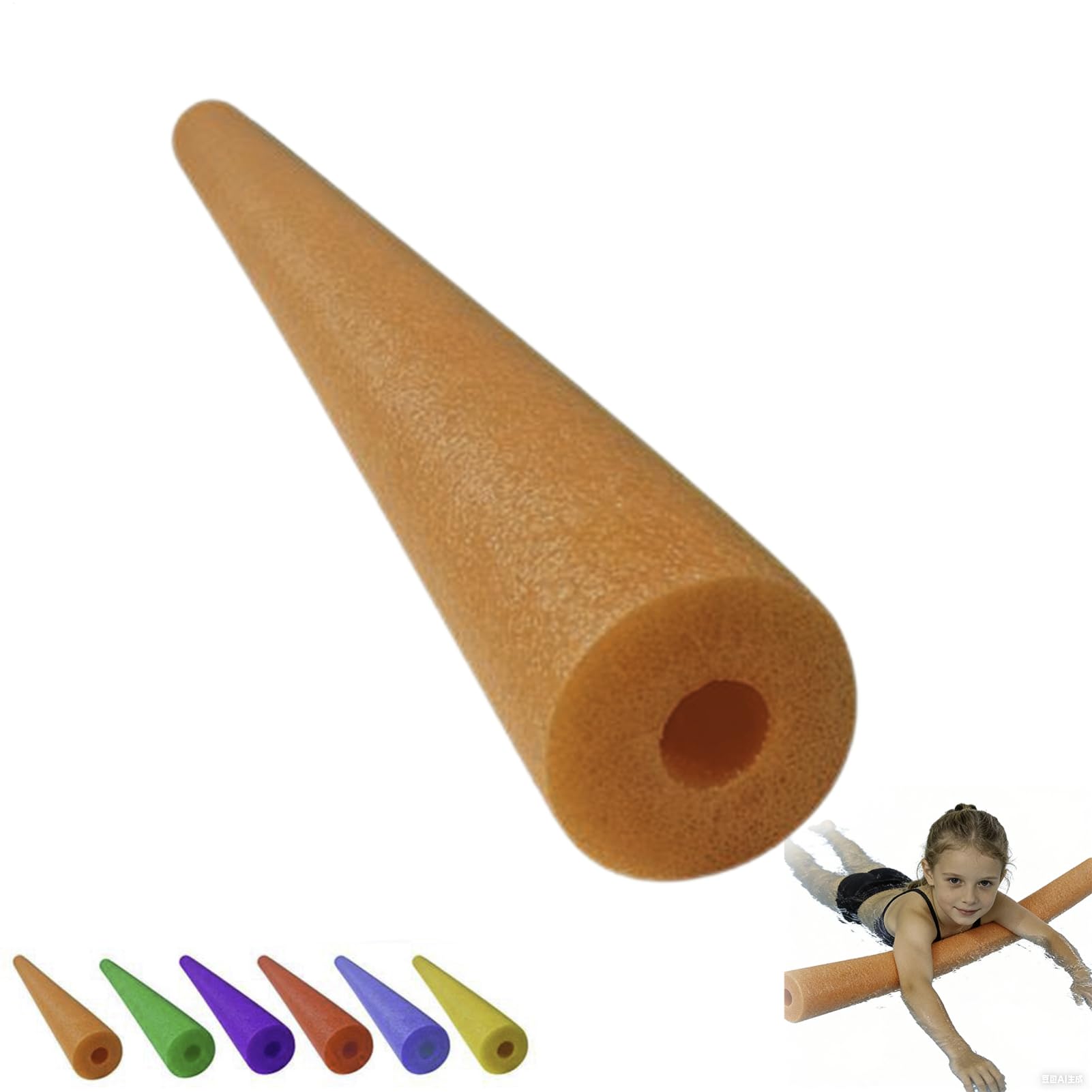 Churro Piscina, Churro Natación, Fideos para El Agua, Fideo Espuma para Nadar, Flotadores para Piscina, Tubos De Espuma con Agujero, Pool Noodles para Niños, Adultos
