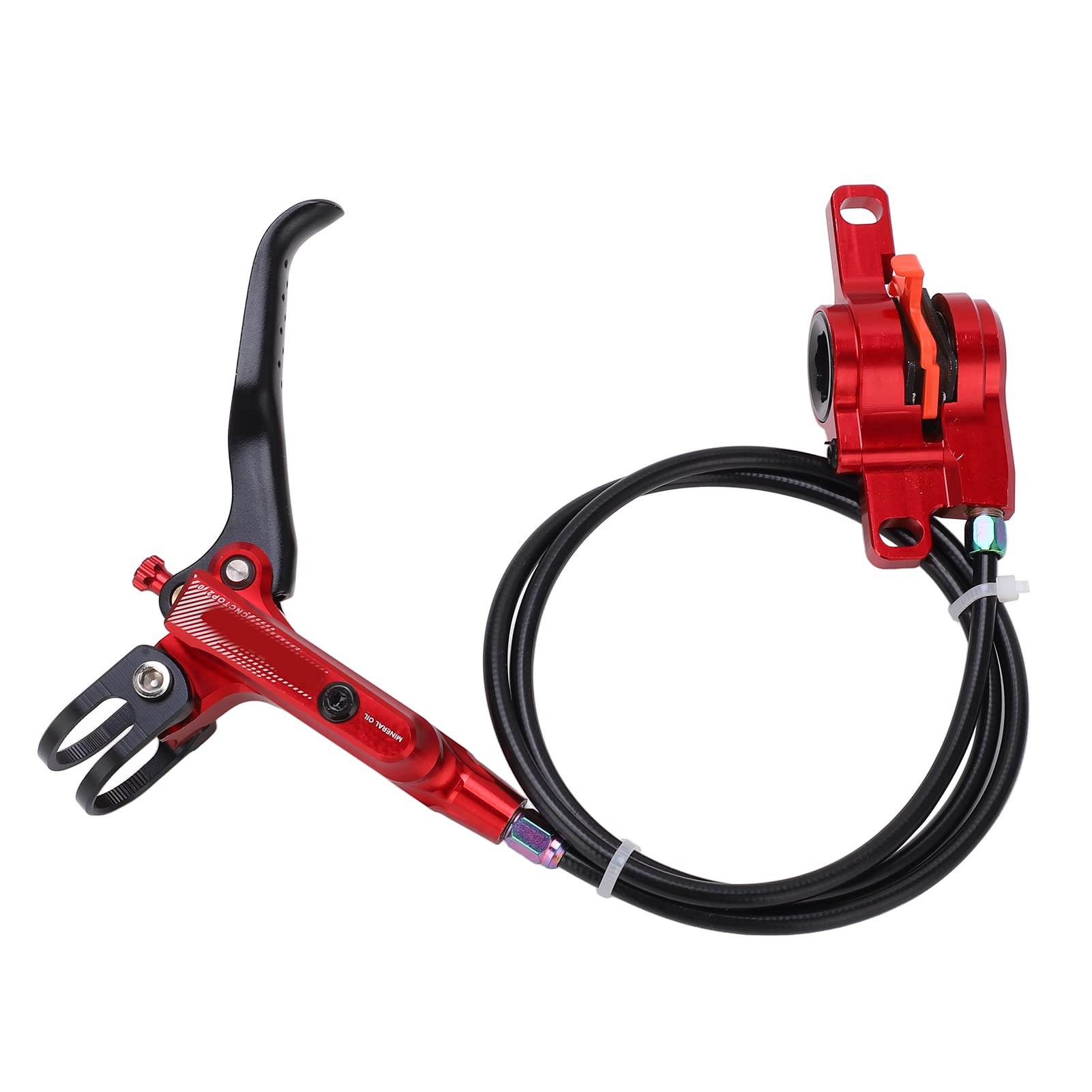 MEIJUN vtt vélo avant huile frein à disque Rotor étrier vélo hydraulique étriers de frein à disque (Rouge)