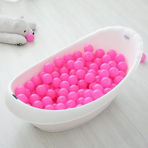 Miniatura 2 de PlayMaty Pelotas de juego  Pelotas de plástico transparente sin ftalatos y BPA, 2.36 pulgadas para niños pequeños y bebés para casa de juegos,