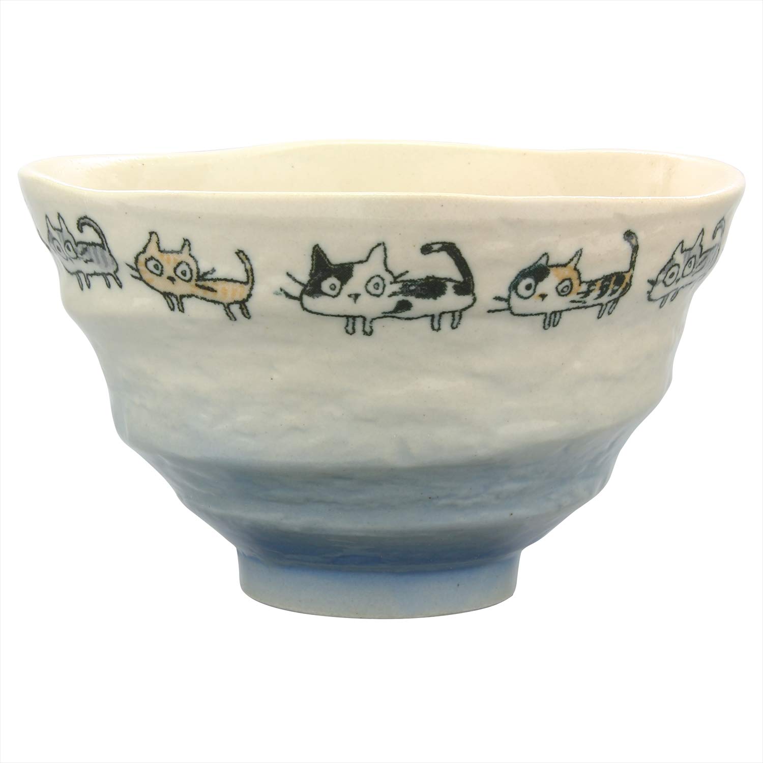 Mino Ware 133-61223 Lightweight Rice Bowl, Approx. 4.7 inches (12 cm), Blue : Home & Kitchen