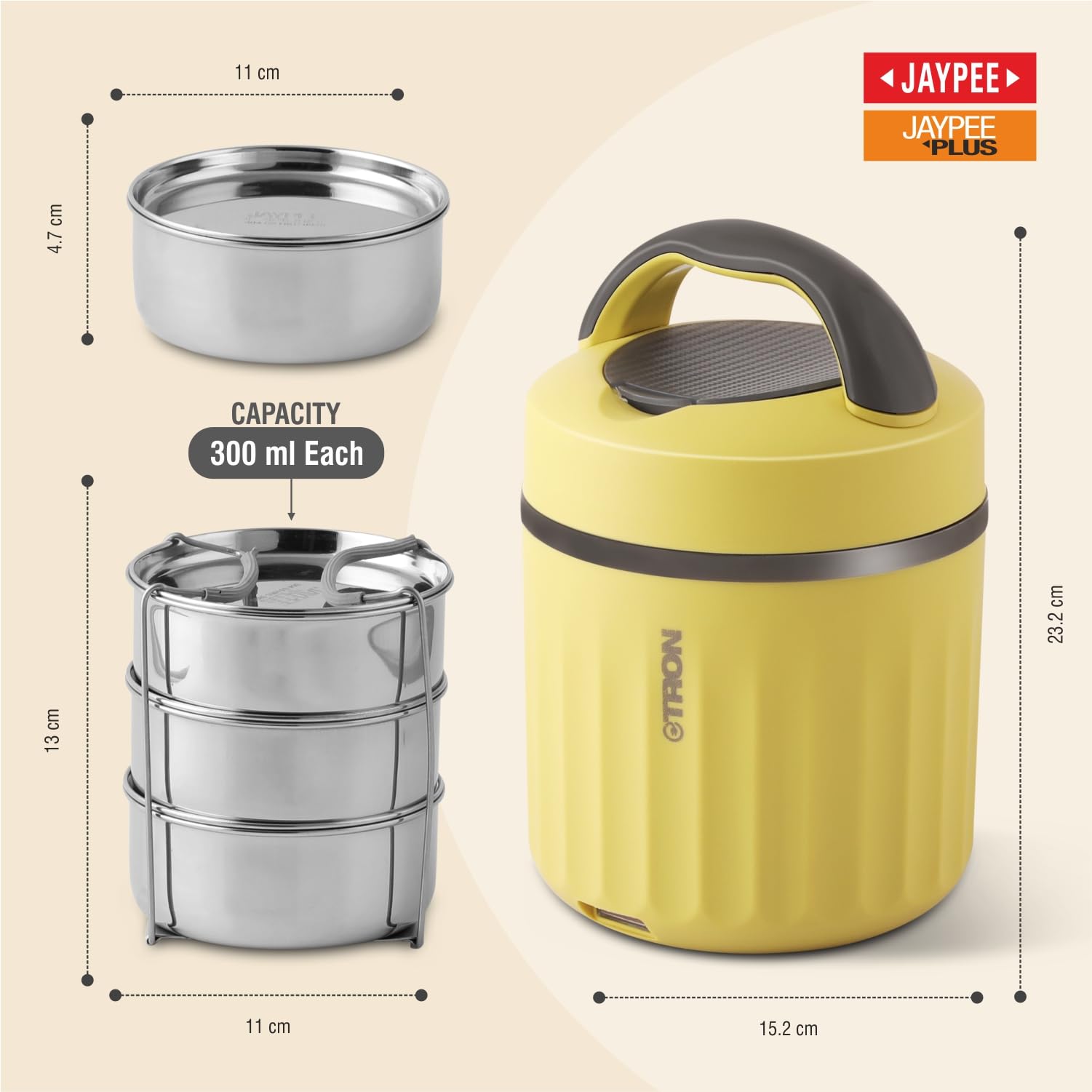 Jaypee Plus Etron: Electric Lunch Box - Hot Meals On-the-Go -5