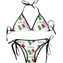Italia Italy Italian Flag Bikini Women Swimsuits Set Underwear Two Piece Sexy Bikini Swimwear Bathing Suits