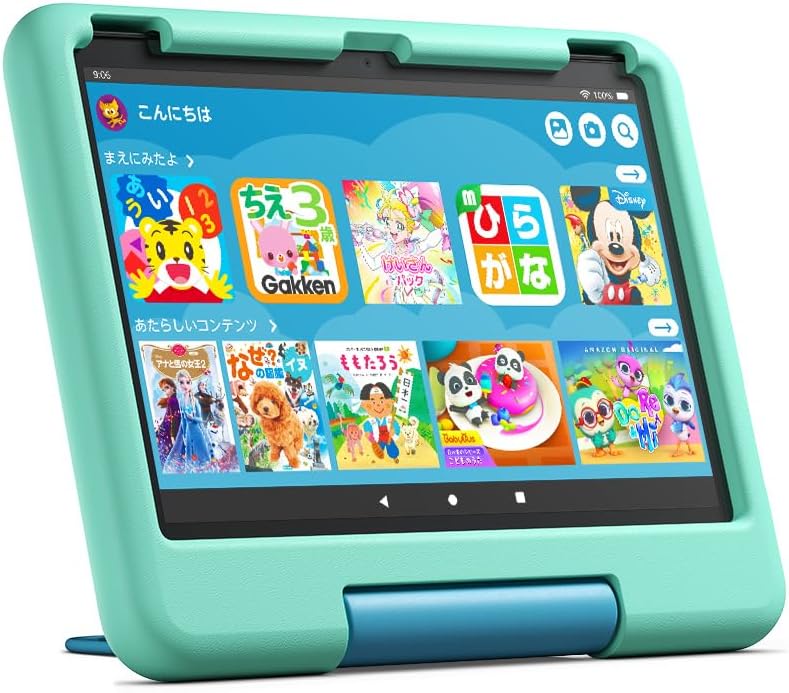 Amazon Fire HD 10 キッズモデル (10インチ) グリーン 対象年齢3歳から 数千点のキッズコンテンツが1年間使い放題