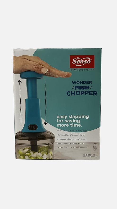 Multipurpose Push Chopper Stainless Steel Blades