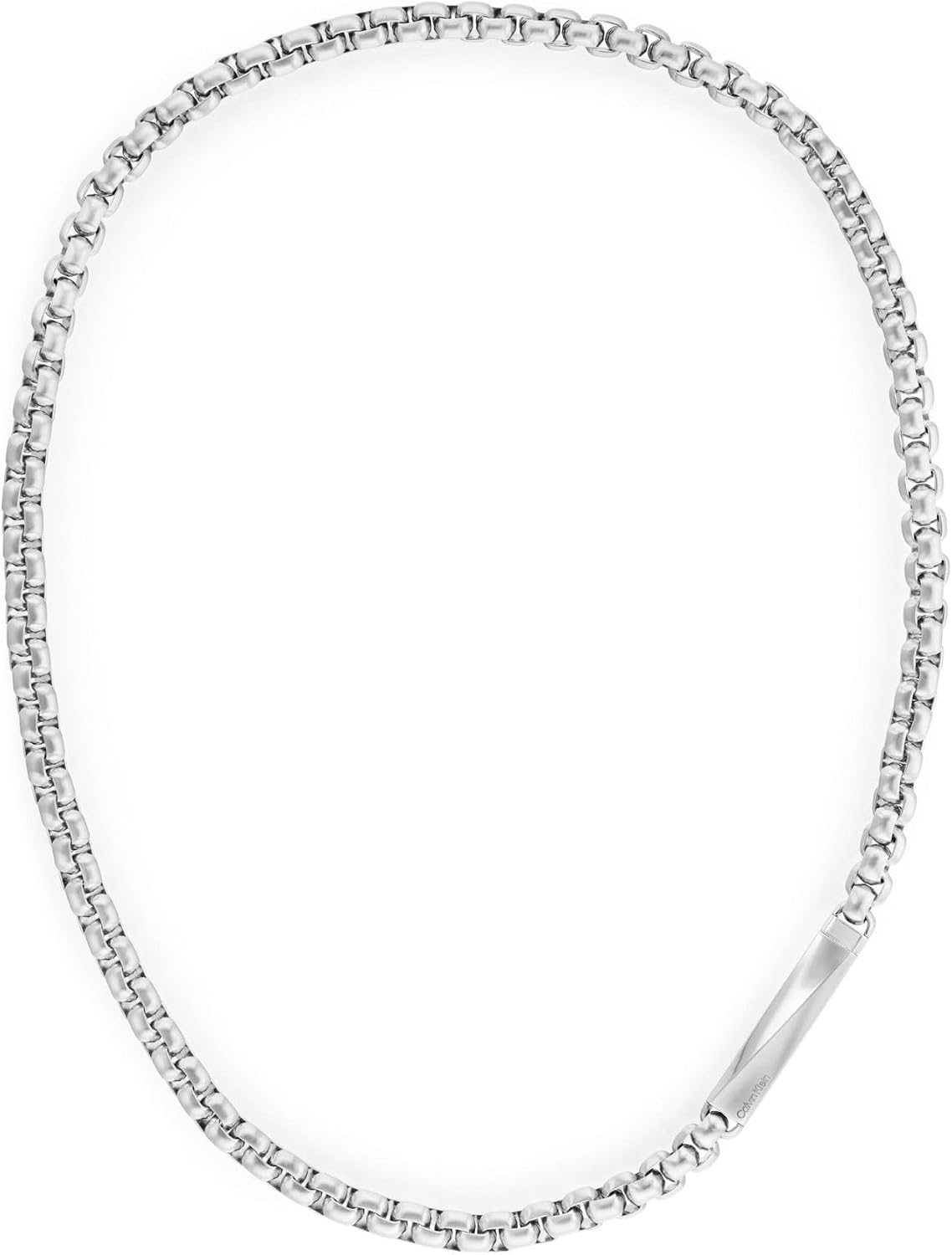 Calvin Klein Men's Jewelry - Iconic ID Necklace - Stainless Steel - Modern Statement Accessory - Gift for Him