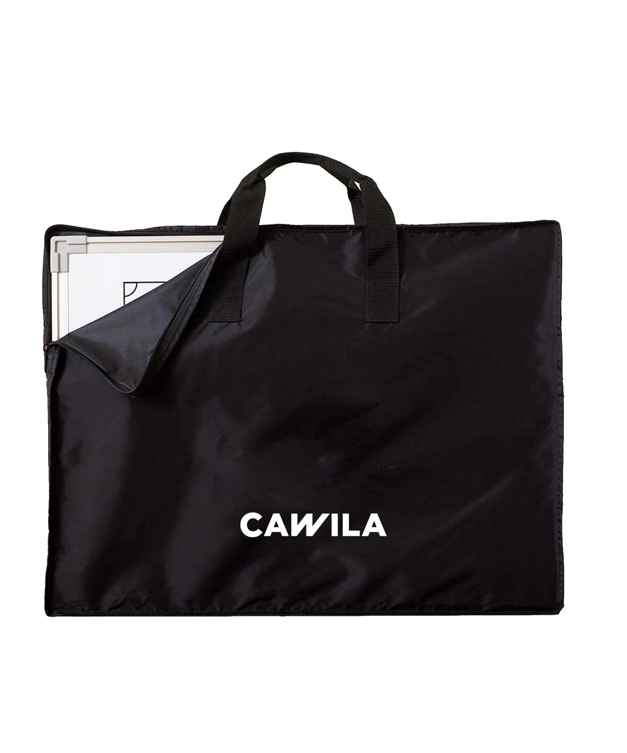 Cawila Tableau tactique football avec aimants, stylo, raclette et sac, dimensions : 60 x 90 cm