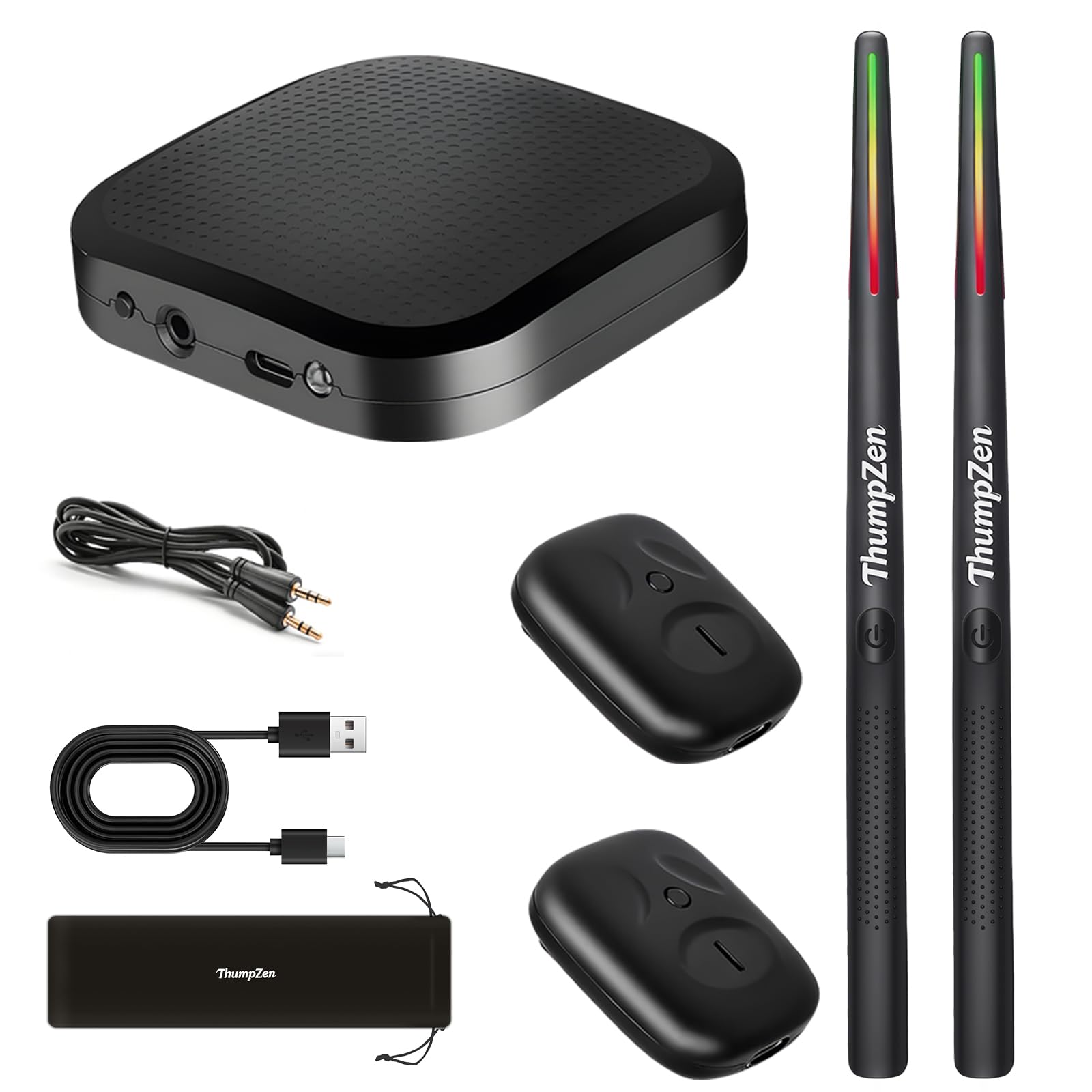 Generic BLACK-Air Drumsticks for Kids Teens &