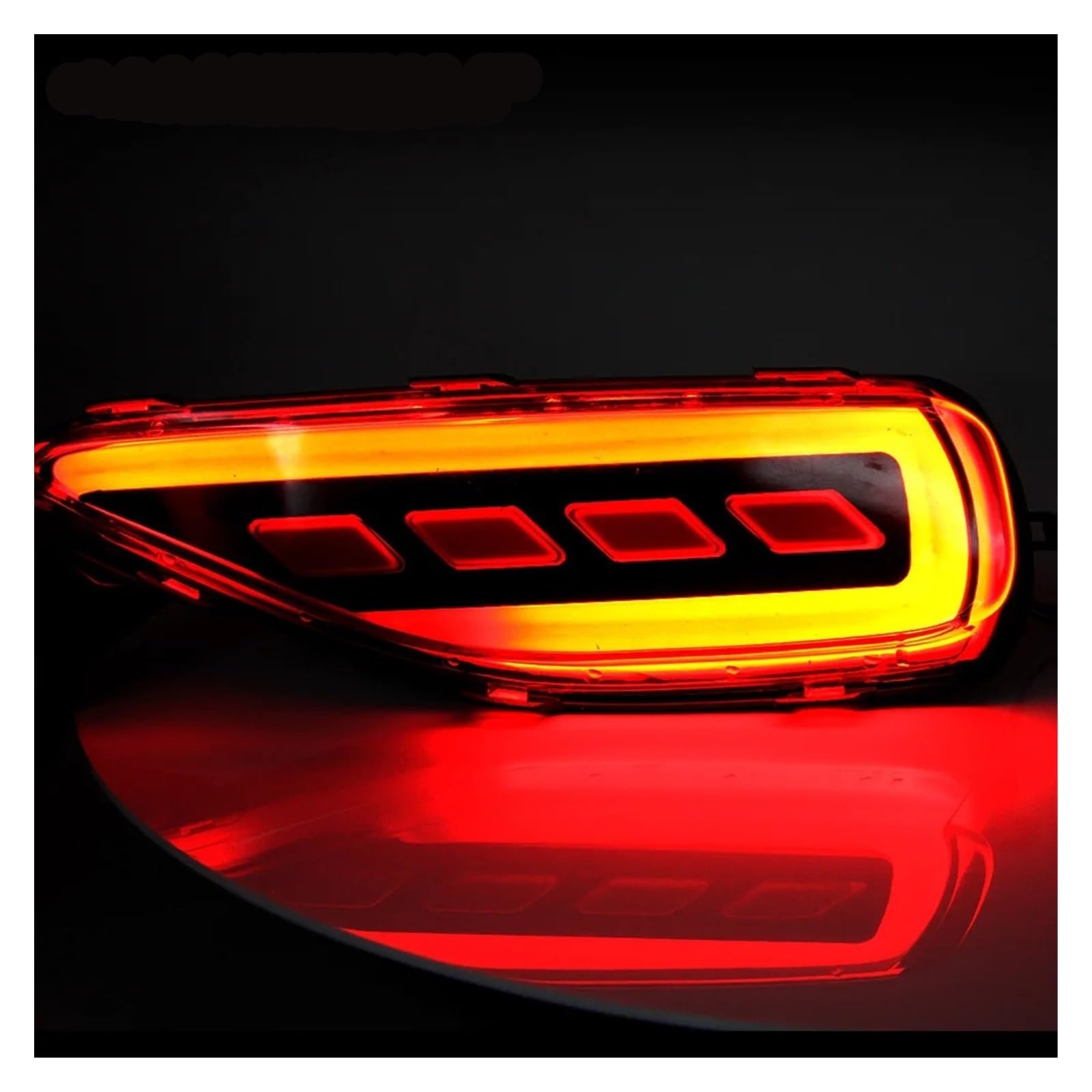 Conjunto piloto trasero coche Reflector De Parachoques Trasero LED Para FORTUNER 2016-2024, Luces Freno DRL, Accesorios Lámpara Parada, Reemplazos, 2 Uds