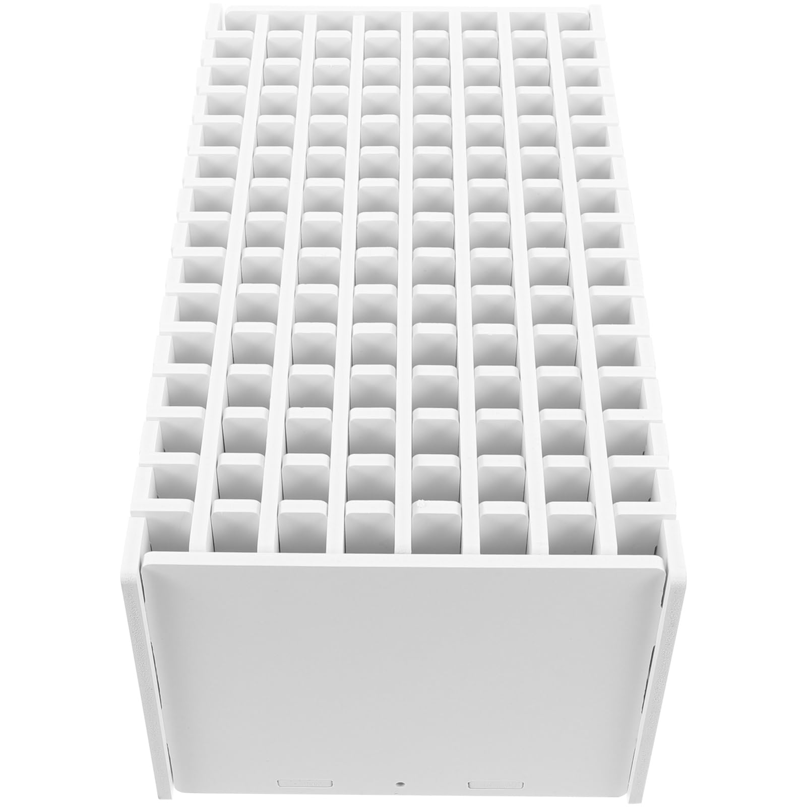 Angoily Organizer da Scrivania in Legno Bianco per Ragazzo Ragazza Scomparti Multipli, Sicuro e Capiente per Contenere Fino a 120 Pennarelli, per Scuola e Ufficio