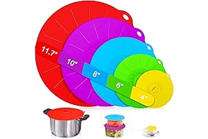 Silicone Bowl Covers, 5-Pack