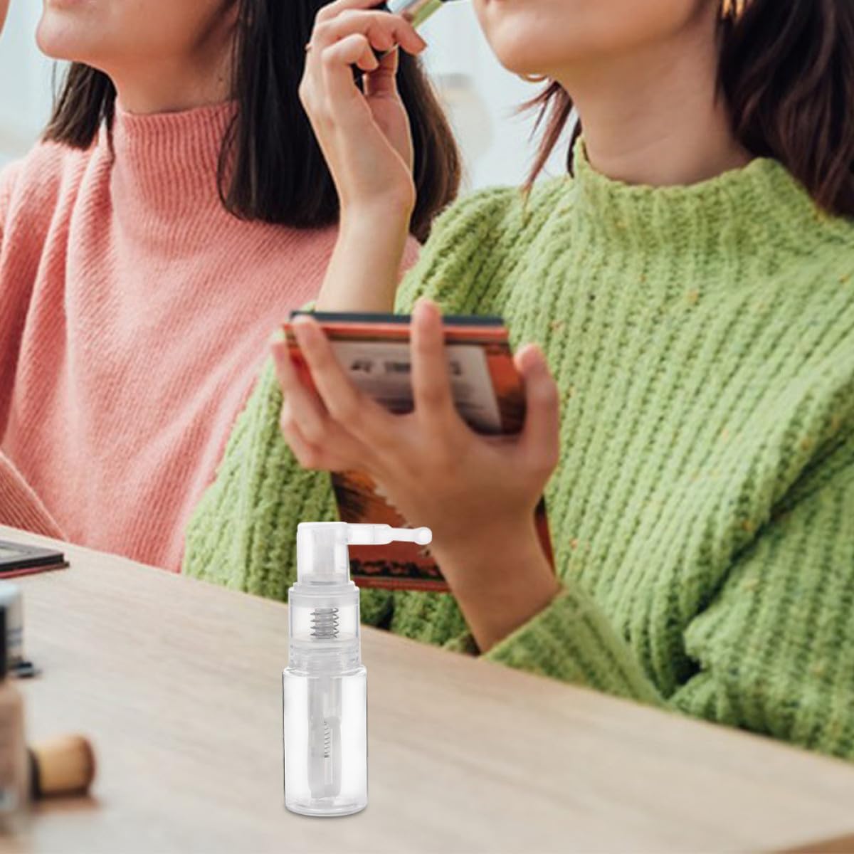 Plastic Spray Bottle Long Nozzle Refillable Container Compact Design