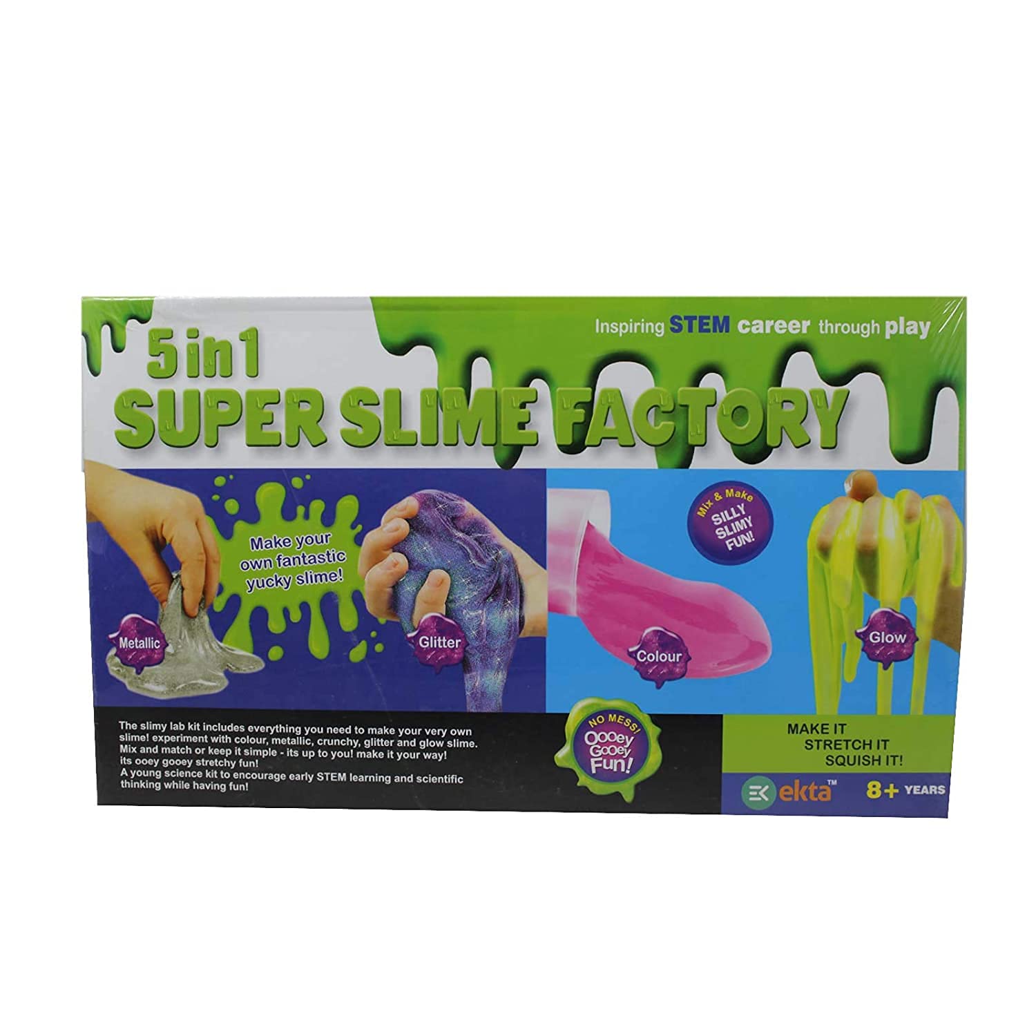 Planet45 5 in 1 Super Slime Factory| Multi Color |Safe and Non Toxic| DIY Slime Factory Kit |Make Your Own Fantastic Yucky Slime at Home |Age Above 8 Years. (B0C53V98XF) Amazon Price History, Amazon Price Tracker