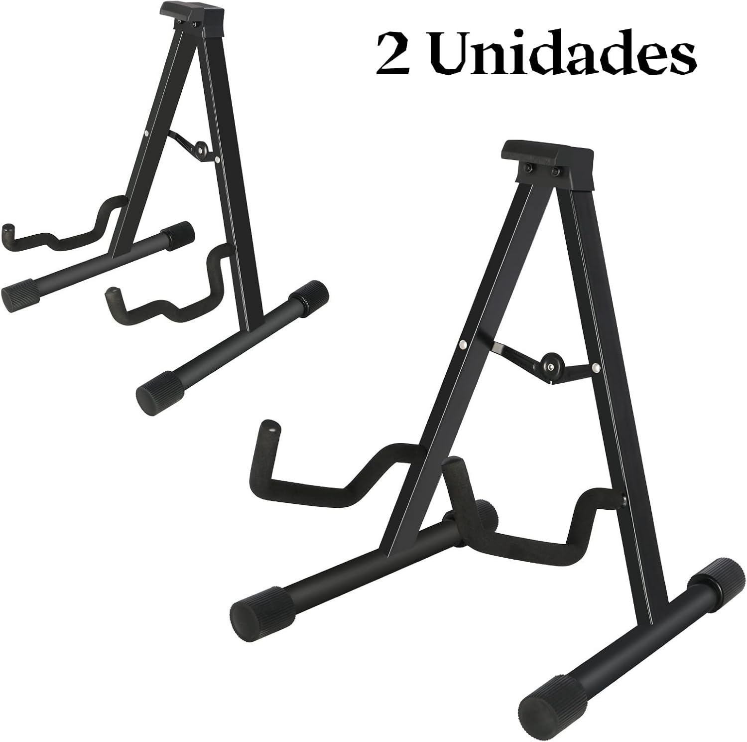 EASTROCK Guitar Stand Portable Guitar Holder Universal Tripod Adjustable A Fame Folding Guitar Stand Multiple Guitars for Acoustic Guitar Electric Guitar Bass (A Guitar Stand - 2 Pack)
