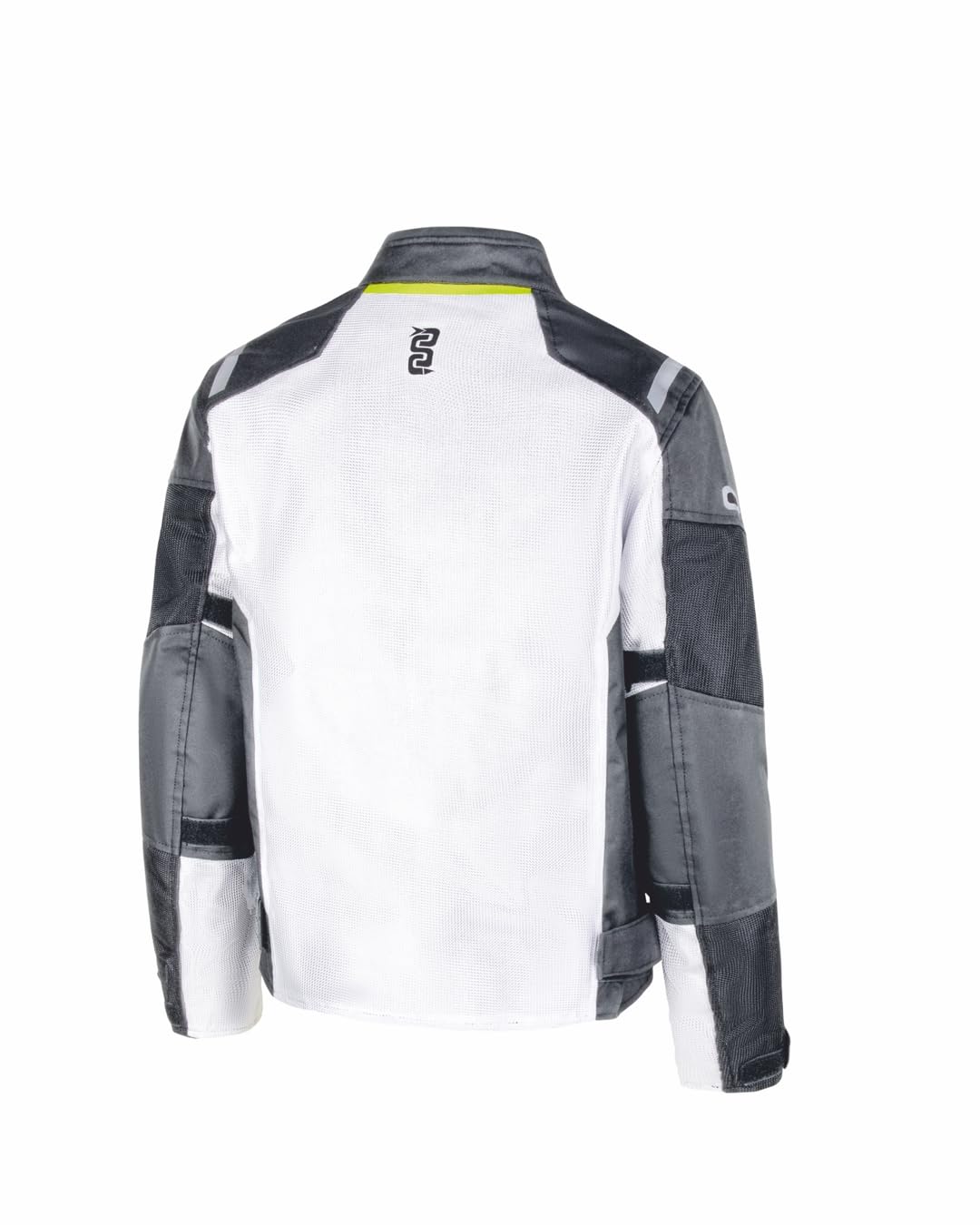 OJ Giacca Moto Flow Lady, Tessuto Traforato, Protezioni Certificate SAFE TECH Liv.2, Regolazione Multipla