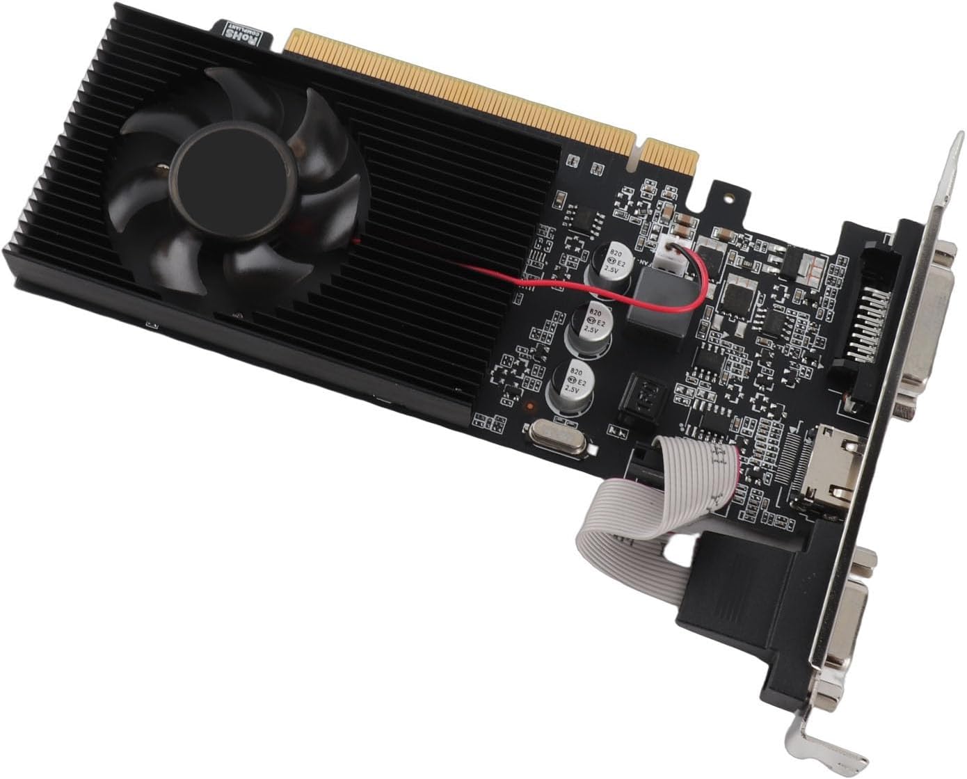 Yosoo Health Gear Gaming cs Card, Game cs Card 589MHz 1000MHz 2560x1600 Gaming cs Card for HD Multimedia Interface DVI VGA Interface(GT210 1GD3 64BIT) (GT210 1GD3