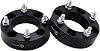 Black Forged 4x4 Golf Cart Wheel Spacers 1.5 Inch with 1/5cm Screws Compatible EZ GO EZGO Club Car (4x101.6mm Screw Pattern 62 Center Hole