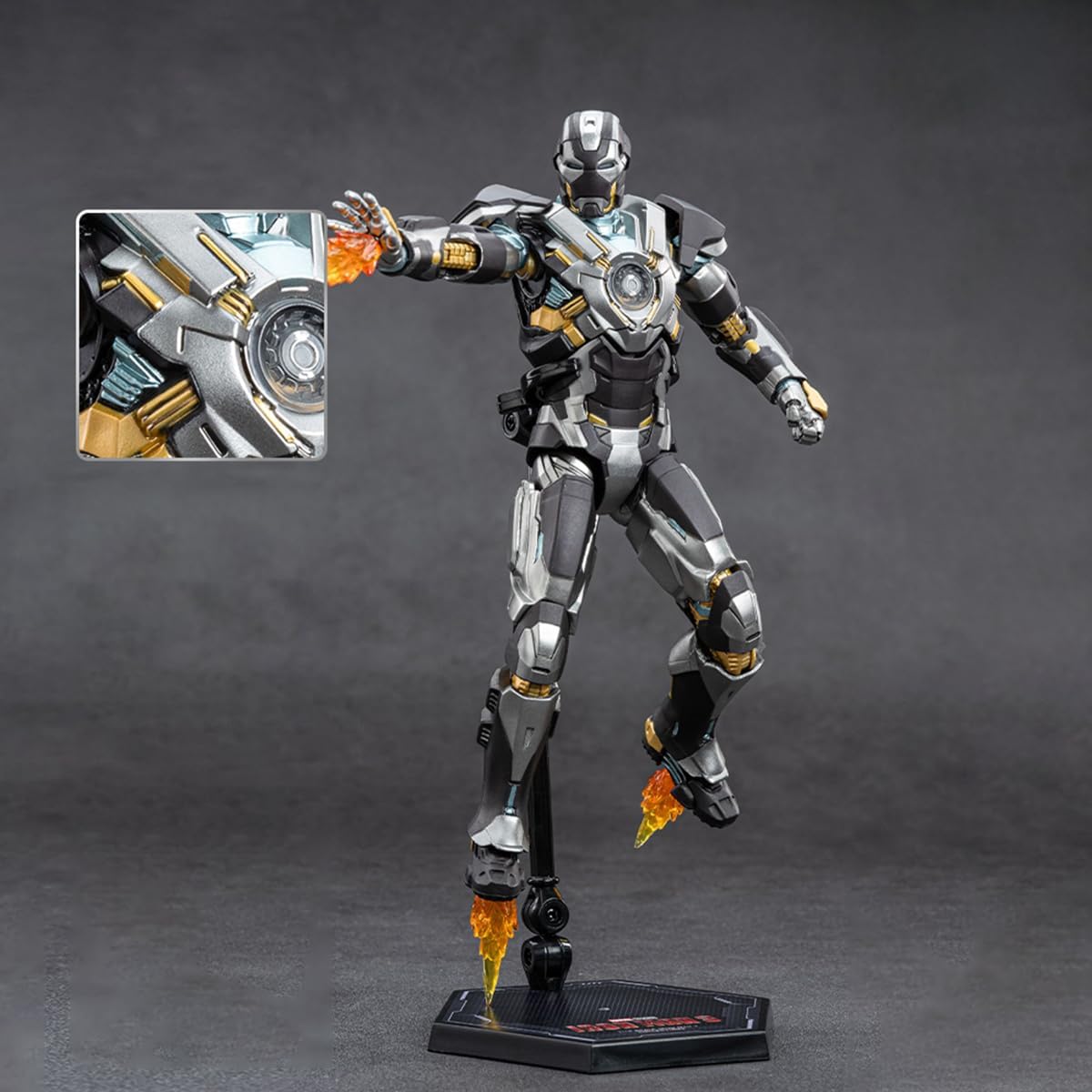 HiPlay ZD Toys 1/10 Iron Man MK24 Non-Luminous 1906-24 Action Figure - Image 5