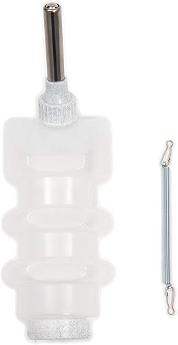 Miniatura 3 de Botellas de agua sin goteo Lixit de llenado superior para perros. (32 Fl Oz (paquete de 1), blanco)