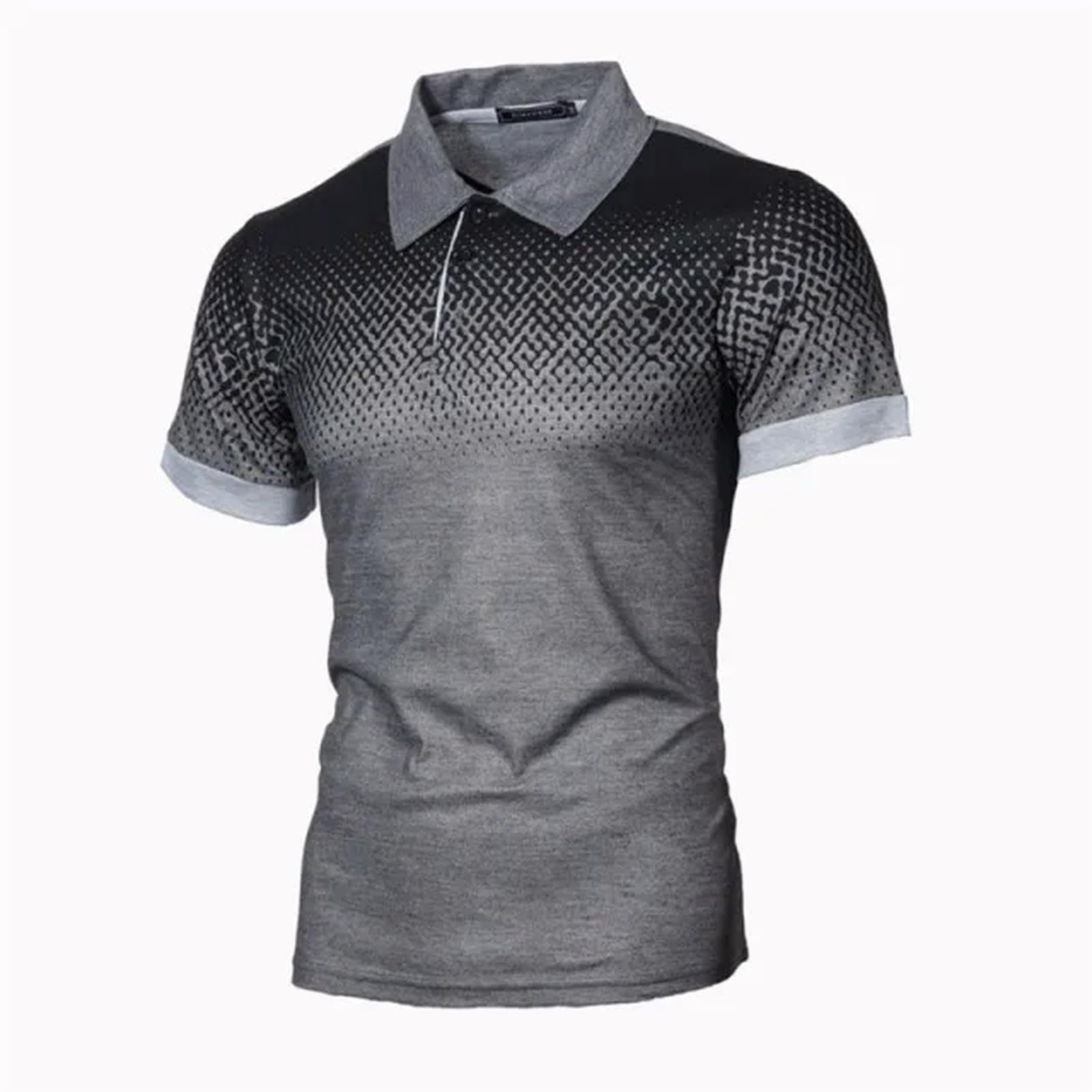 T Shirt Uomo Uomini Stampa Corsa Nuovo Abbigliamento Ssumento Stampe Chuadifica in Cassi-Grigio Scuro Grigio-XXXL