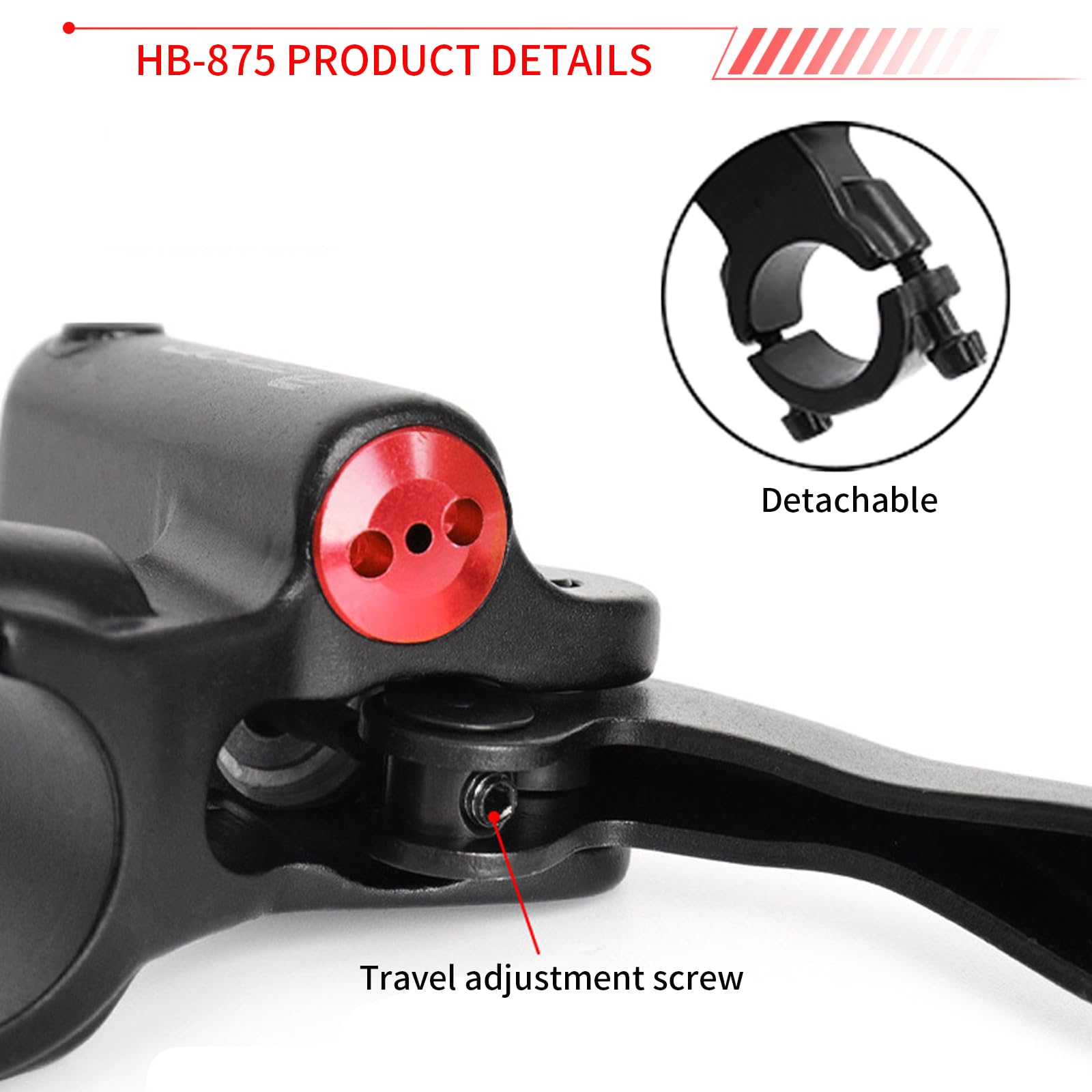 Amazon.com: HAIKS Zoom HB875 Hydraulic Disc Brakes Set, Black