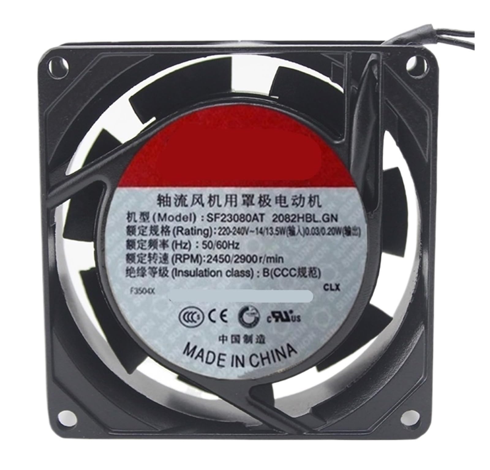 ZBWZXBDJ 891217 220V AC Cooling Fan SF23080AT 2082HBL.GN(12CM 12025 220V)