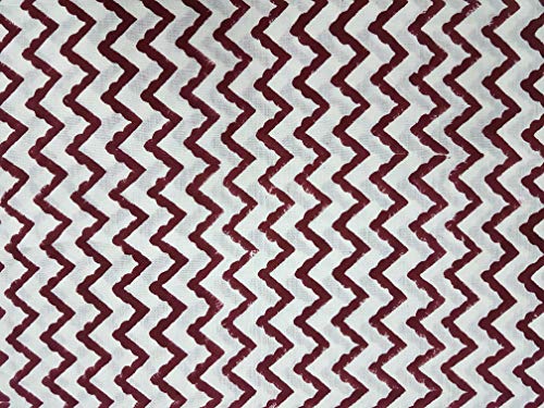 Tissu coton imprimé indien au mètre pour robe et coussin