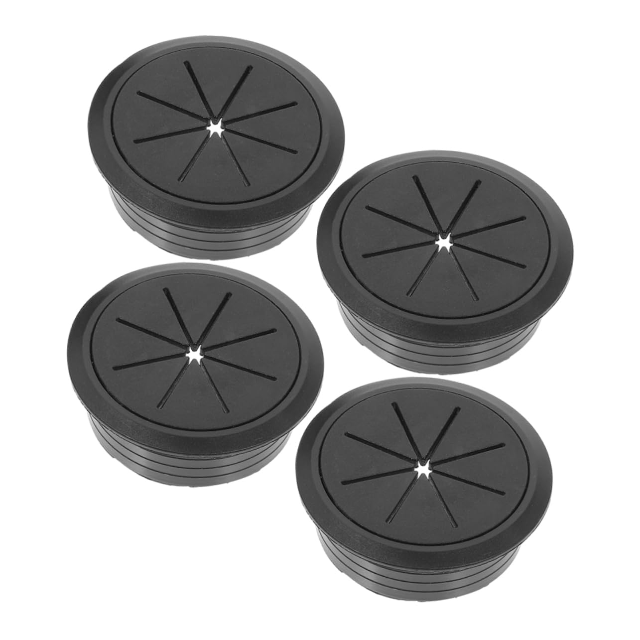 Gadpiparty 20pezzi Copripori Per Scrivania Grommet Rotondi Per Gestione Cavi Organizzatore Versatile Per Scrivanie e Tavoli Facile Installazione
