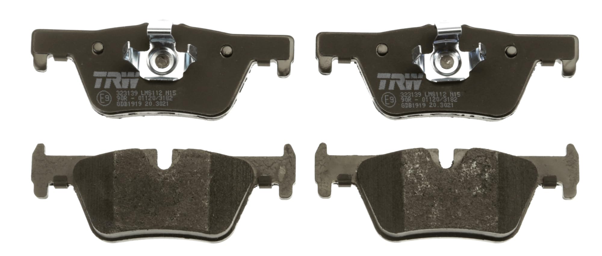 TRW Fren Balatası Arka BMW 3 316 I 12-16, 318 I 15-18, 320 I 12-18, 316 D 12-18, 318 D 12-18, 320 D 11-18,325 D 13-18, 1 114 I 12-15, 116 I 11-19, 118 I 11-19, 120 GDB1919