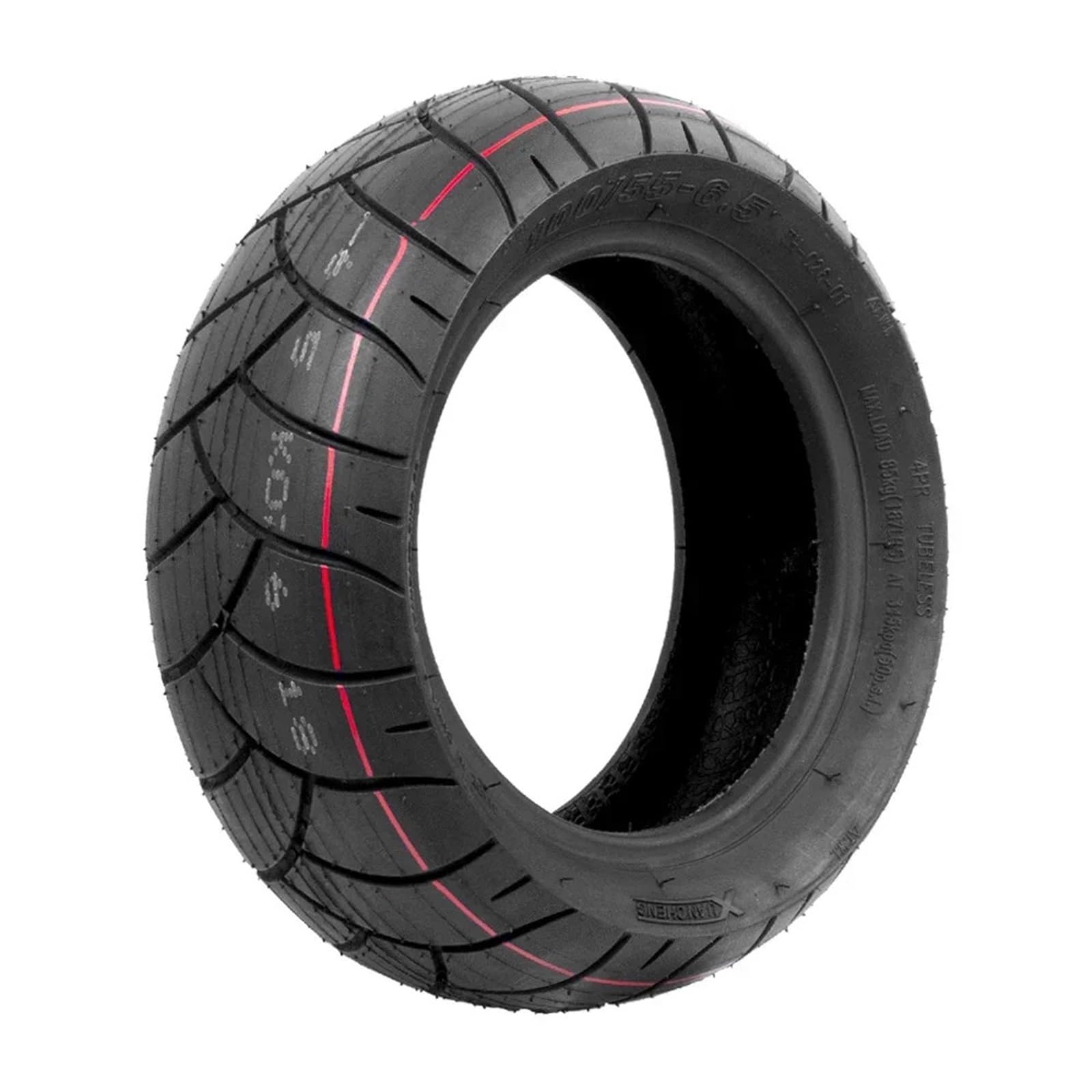 Pneu Trotinette Electrique,Roue Trottinette Electr Pneu à vide de 11 pouces for scooter électrique tout-terrain 100/55-6,5, pneus tubeless