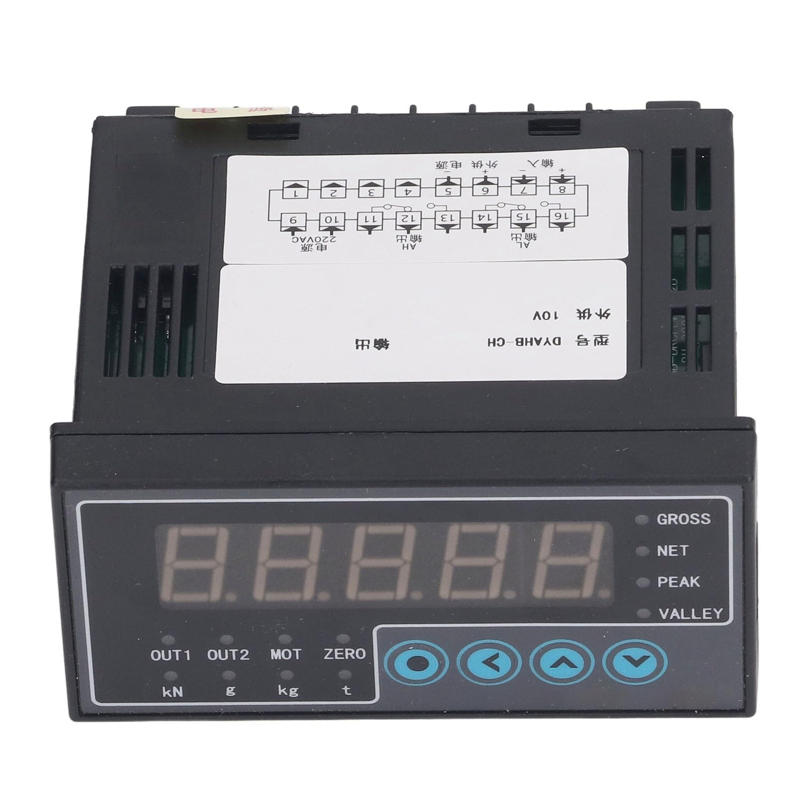 Display a LED a 5 Cifre Indicatore di Peso Controller 220VAC Indicatore Cella di Carico Intelligente con Comunicazione 485 DYAHBCH