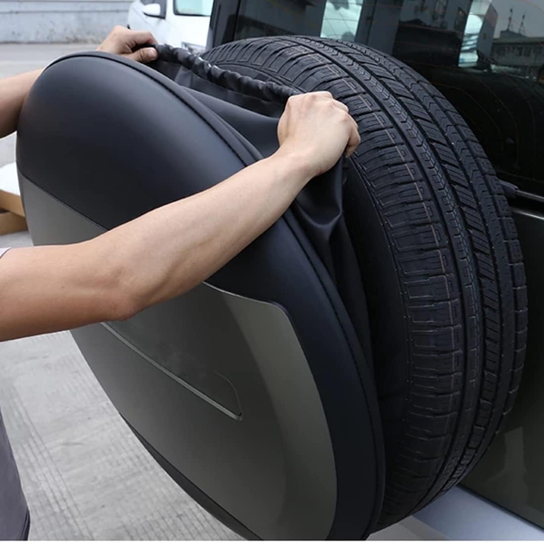 Copertura Per Ruota Di Scorta Da 17 Pollici - Impermeabile PVC Per Auto E Rimorchi - Foto 4