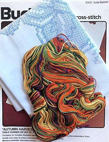 Kit de table estampé Bucilla 82870 art du fil haut de gamme
