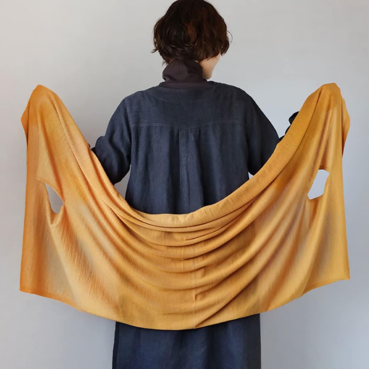 SAIFUKU(サイフク) mino(みの) nico ストール ポンチョ 洗える シンプル 天竺 ウール 193-07-05 レデ