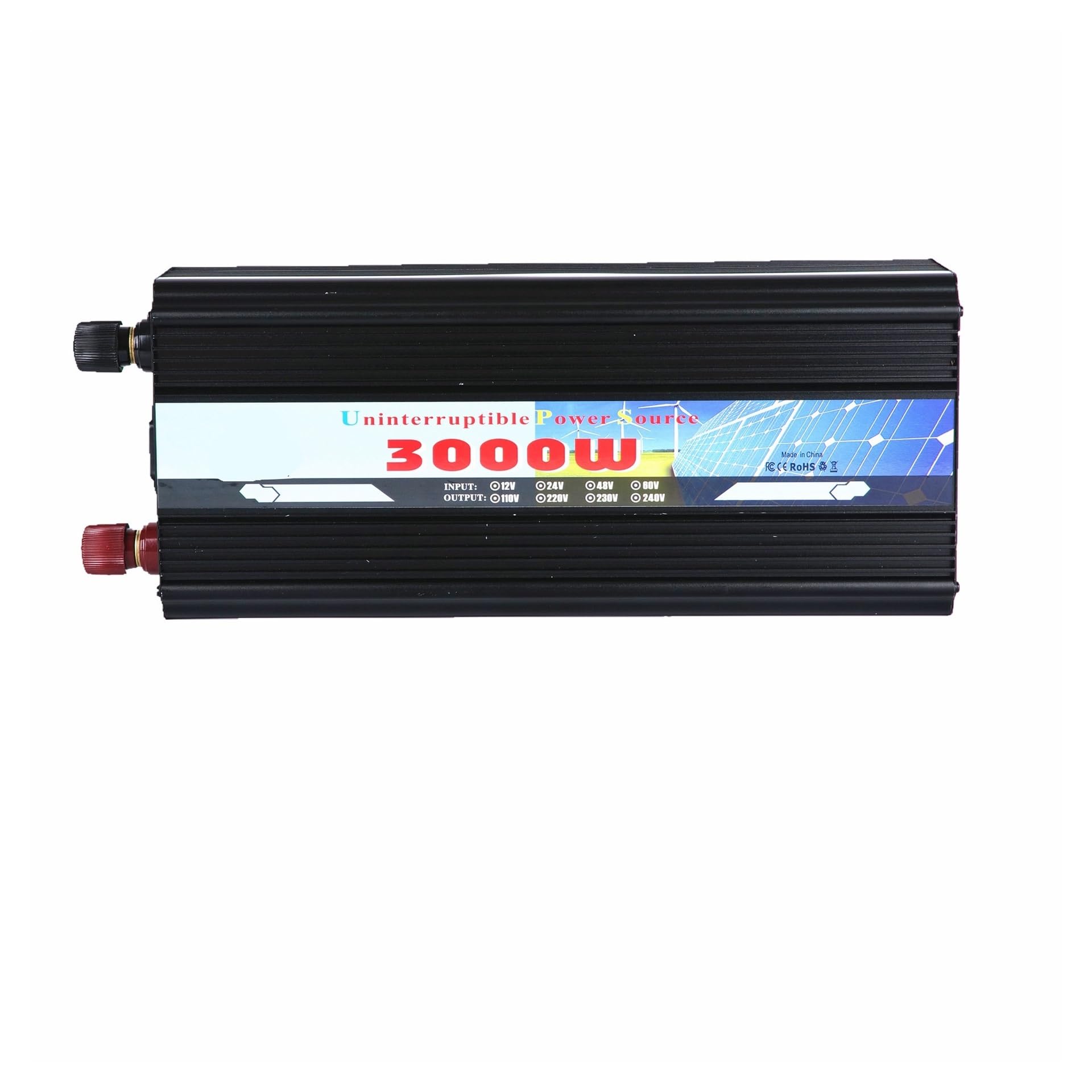 Onduleur 3000W 12V 220V convertisseur de tension avec écran LCD pour batterie