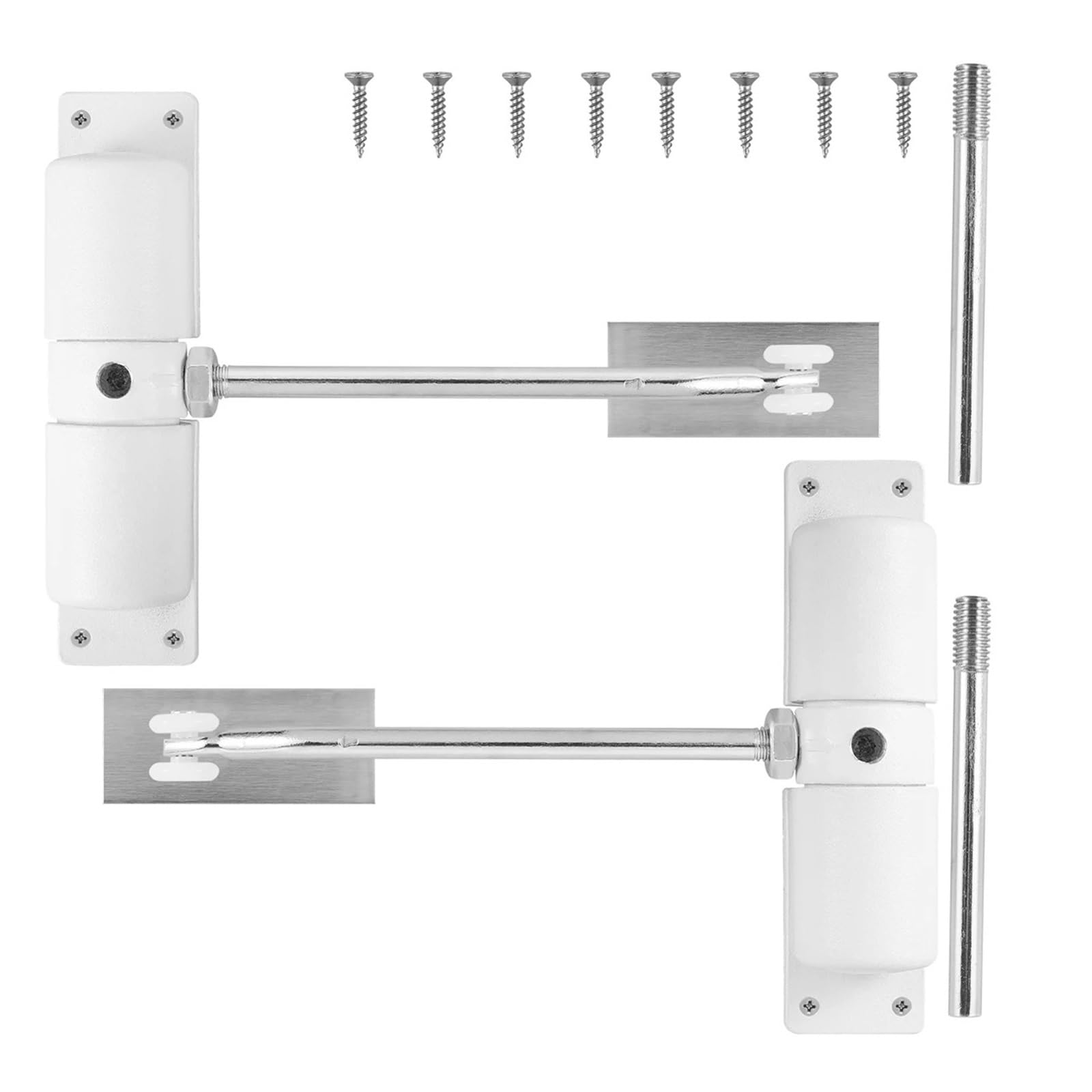 Chiudiporta automatico a molla, regolabile, adatto a porte da 30 kg | Hardware a chiusura automatica durevole for varie porte domestiche(2PCS)
